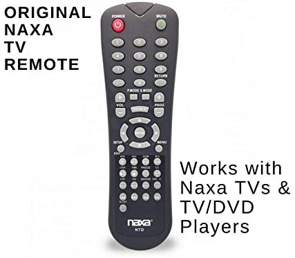 NAXA Original Replacement Remote Control for Naxa NT and NTD Model 12 Volt TVs and TV/DVD Combo Players-1