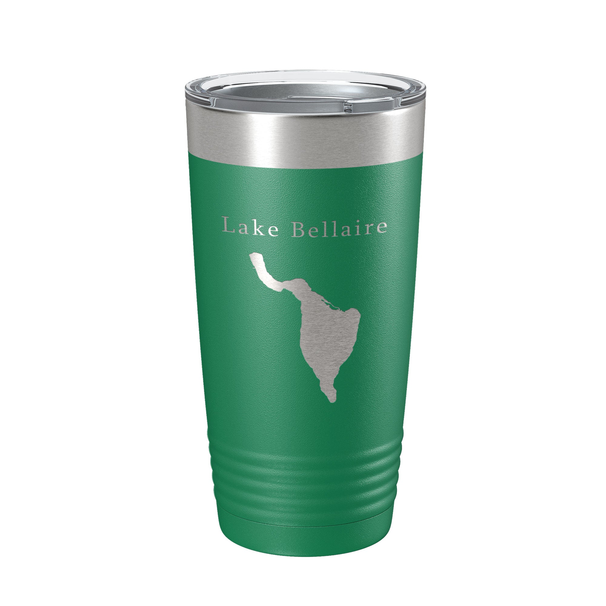 Lake Bellaire Map Tumbler Travel Mug Insulated Laser Engraved Coffee Cup Michigan 20 oz-9