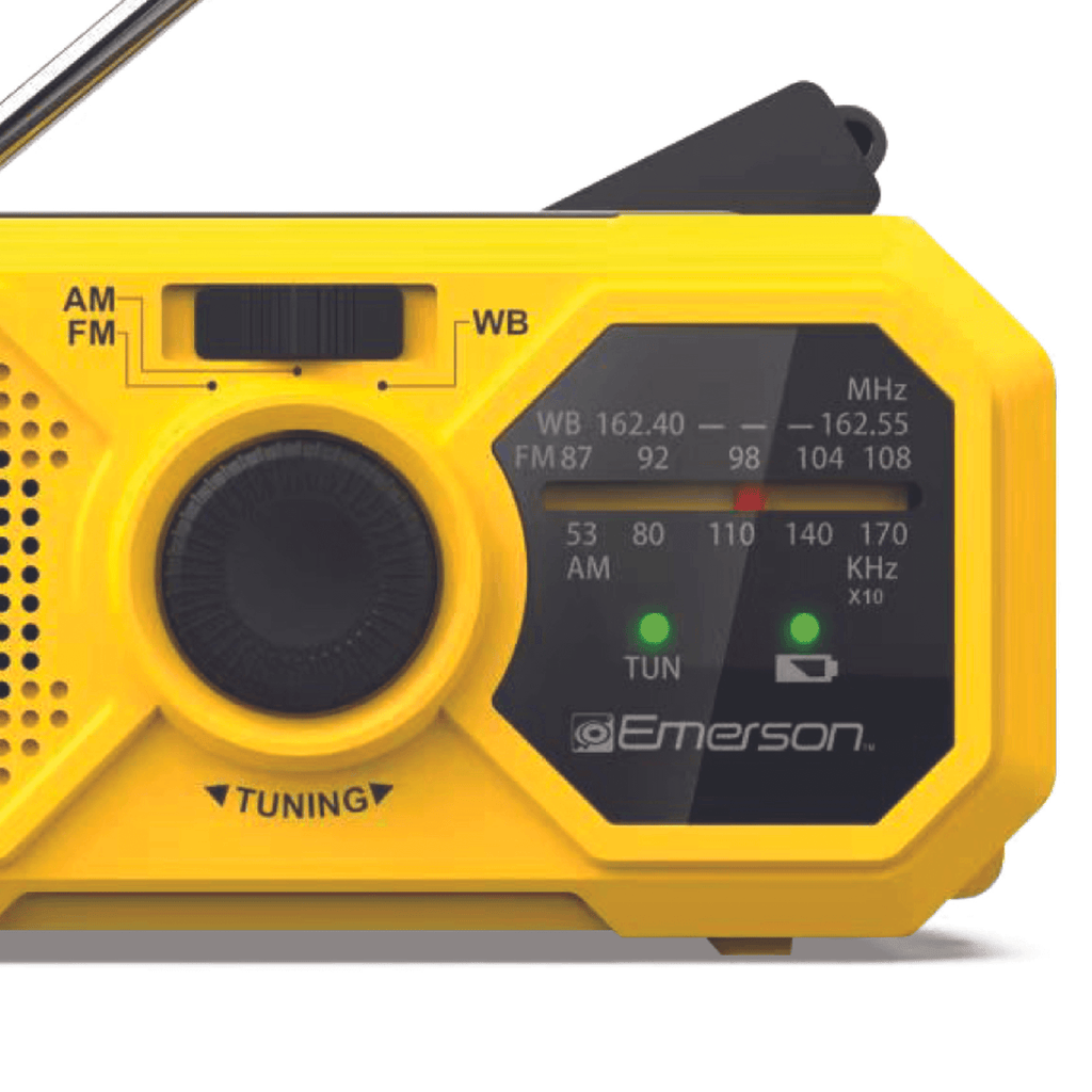 Emerson Emergency AM / FM Radio with Weather Band and Power Bank-1