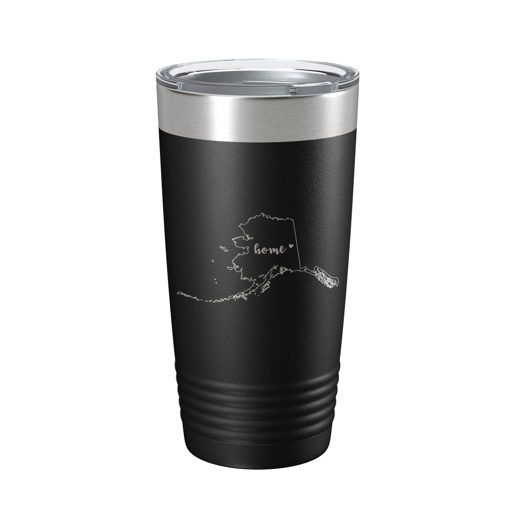 Alaska Tumbler Home State Travel Mug Insulated Laser Engraved Map Coffee Cup 20 oz-0