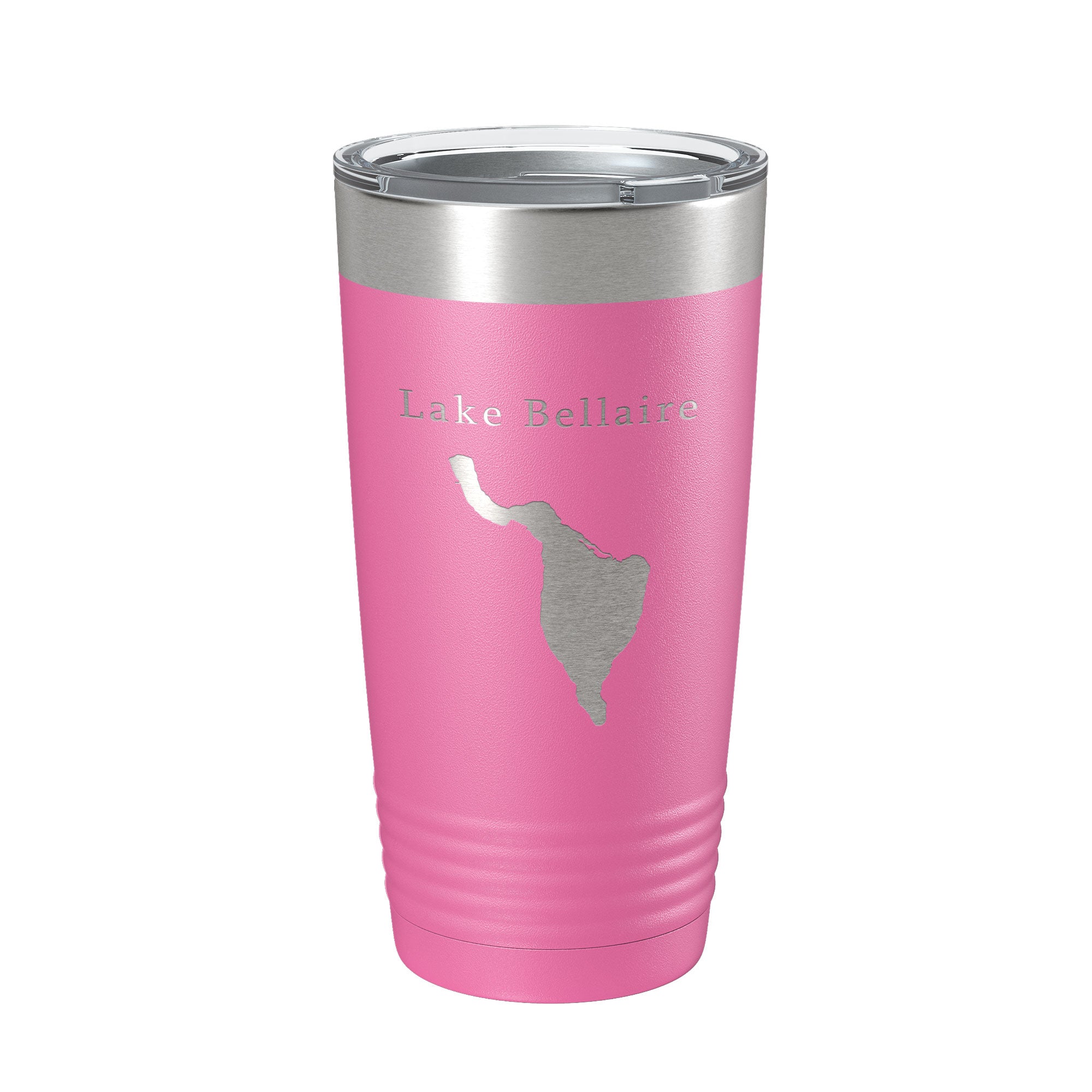Lake Bellaire Map Tumbler Travel Mug Insulated Laser Engraved Coffee Cup Michigan 20 oz-11