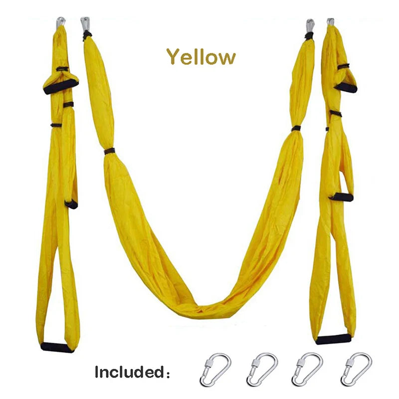 Anti-Gravity Yoga Hammock with 6 Handles-1