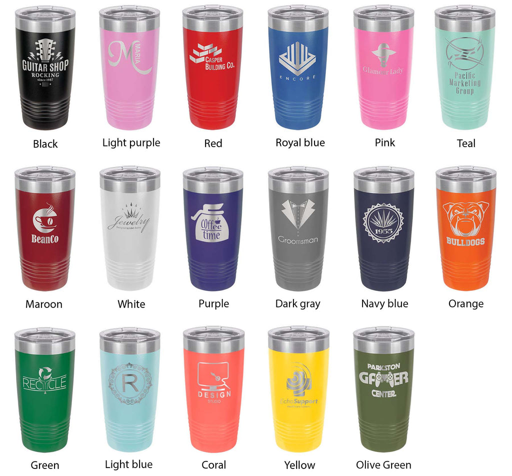 Alaska Tumbler Home State Travel Mug Insulated Laser Engraved Map Coffee Cup 20 oz-3
