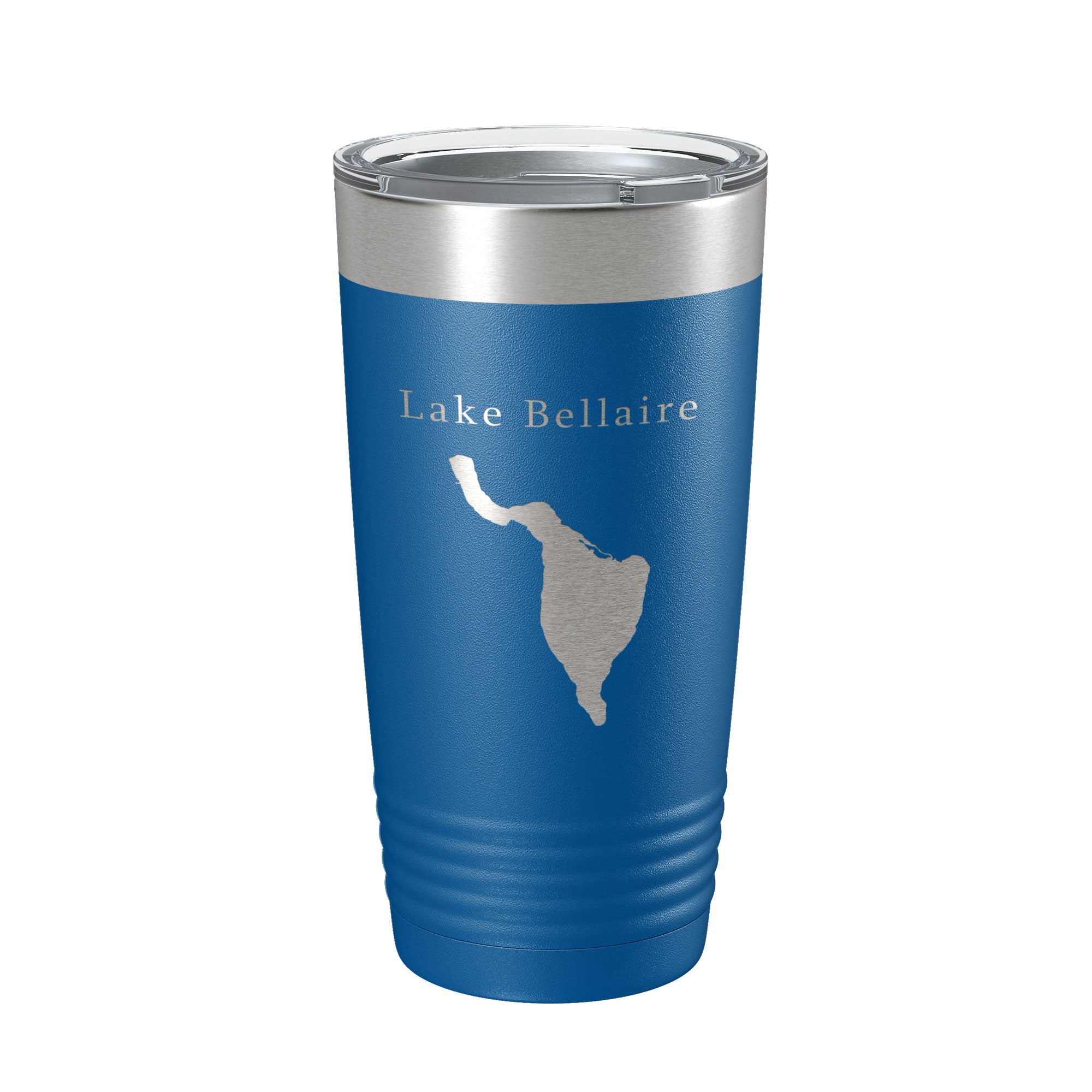Lake Bellaire Map Tumbler Travel Mug Insulated Laser Engraved Coffee Cup Michigan 20 oz-6