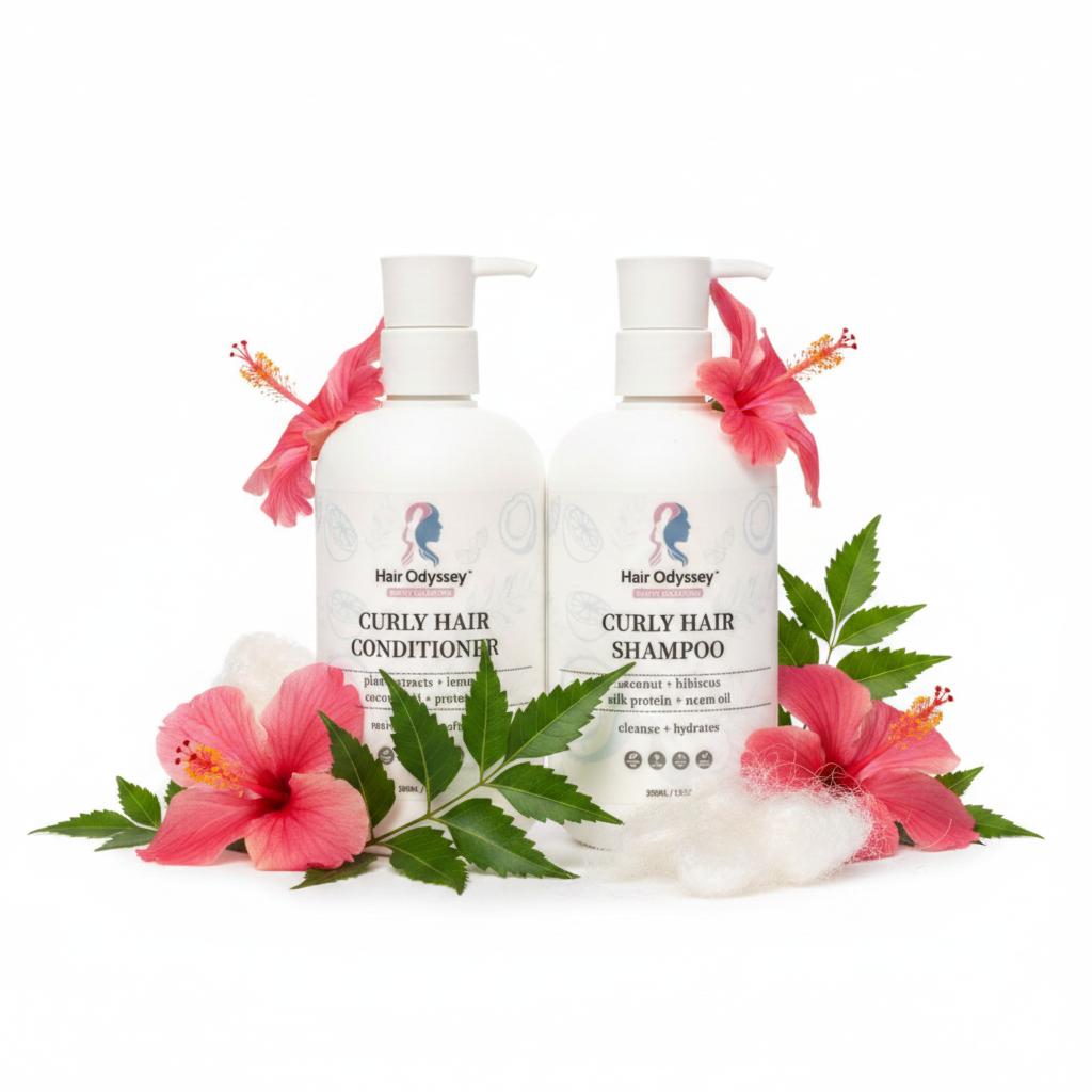 Curly Hair Set – Shampoo & Conditioner Duo for Defined Curls-1