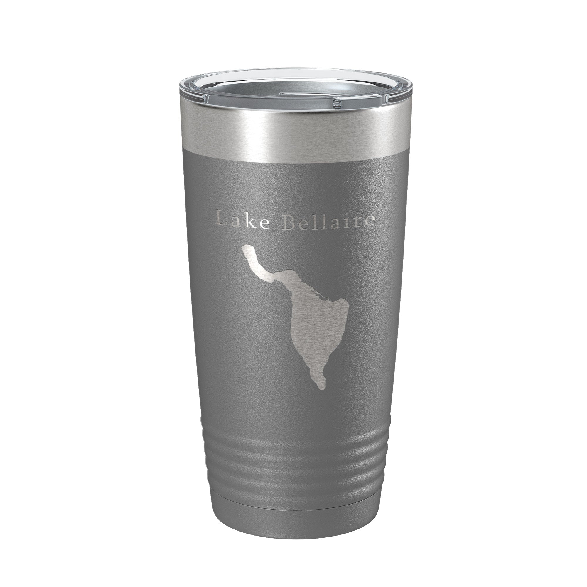 Lake Bellaire Map Tumbler Travel Mug Insulated Laser Engraved Coffee Cup Michigan 20 oz-16