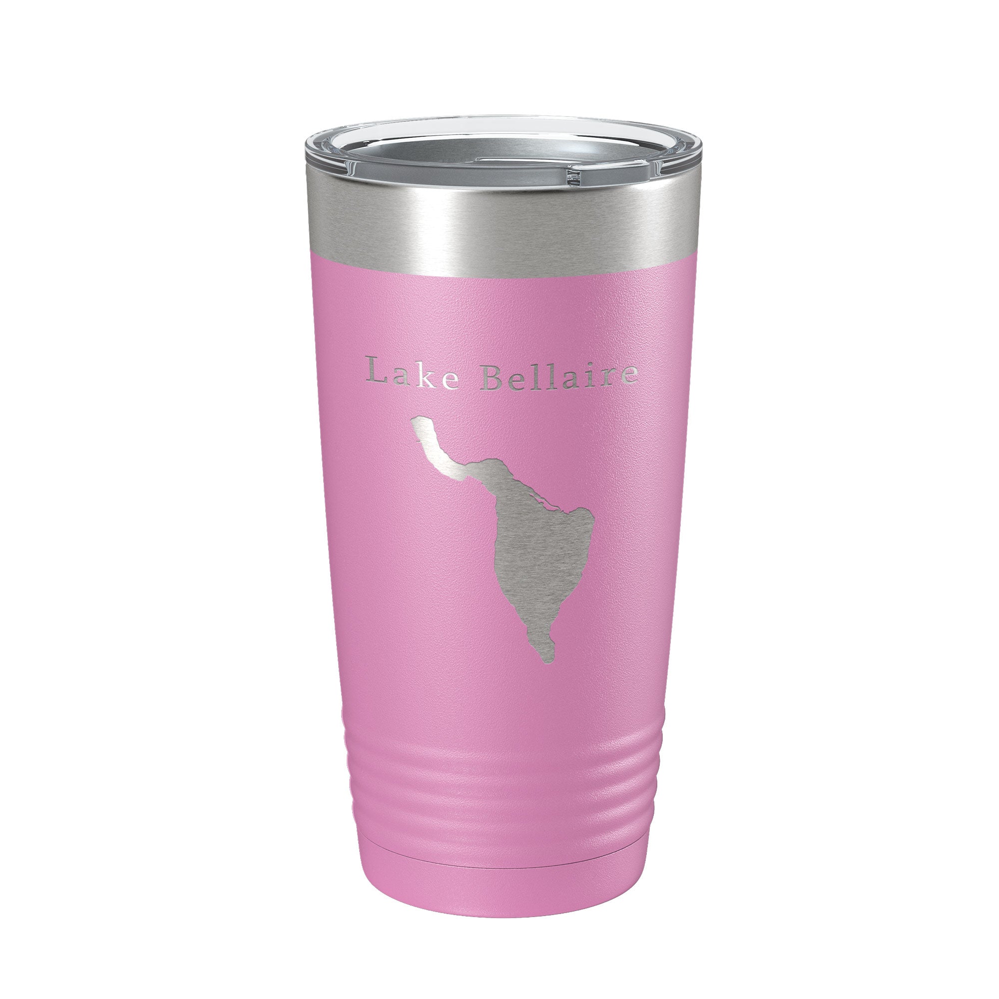 Lake Bellaire Map Tumbler Travel Mug Insulated Laser Engraved Coffee Cup Michigan 20 oz-14