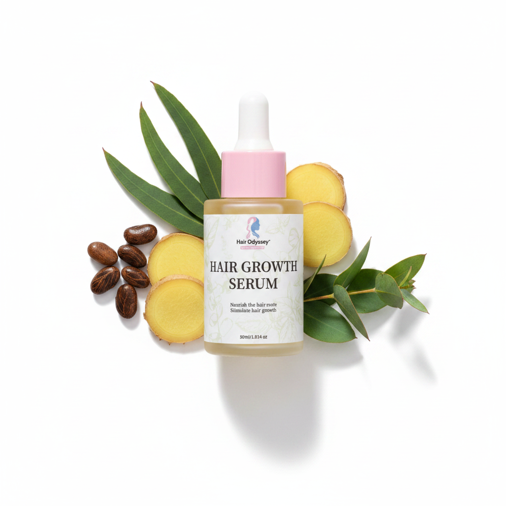 Hair Growth Serum – Castor Oil, Ginger & Laurel Oil-1