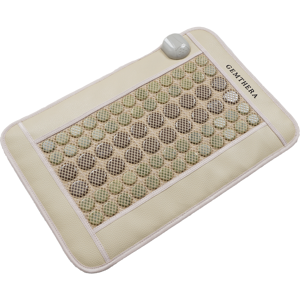 Jade Tourmaline Infrared Heat Mat (White)-1