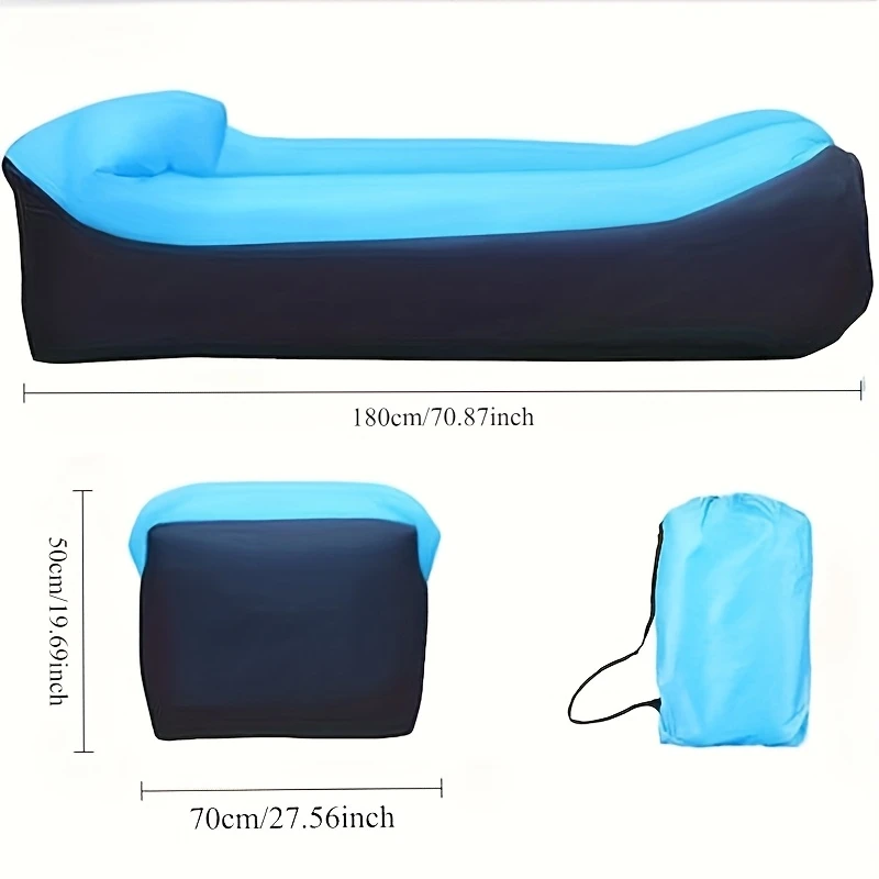 Inflatable Outdoor Sofa with Pillow for Camping-1